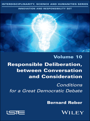 cover image of Responsible Deliberation, between Conversation and Consideration